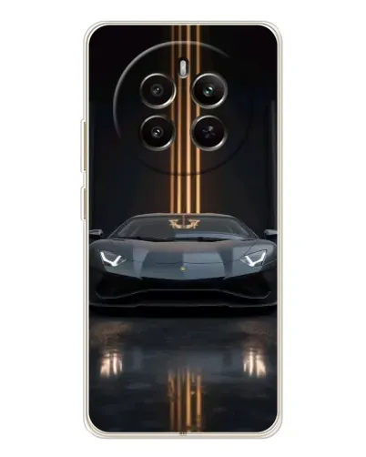 Чохол для Realme 12 з картинкою «Lamborghini золоті лінії» Чохол для Realme 12 з картинкою «Lamborghini золоті лінії»