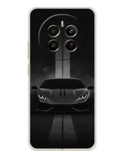 Чохол для Realme 12 з картинкою «Lamborghini симетрія доріг»