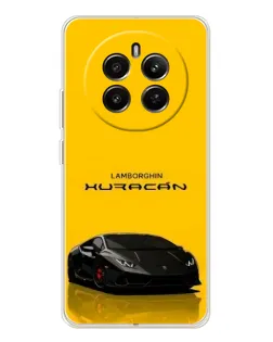 Чохол для Realme 12 з картинкою «Lamborghini Huracan чорний»