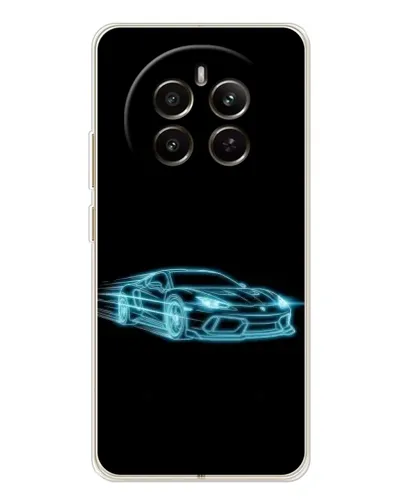 Чохол для Realme 12 з картинкою «Неоновий контур Lamborghini» Чохол для Realme 12 з картинкою «Неоновий контур Lamborghini»