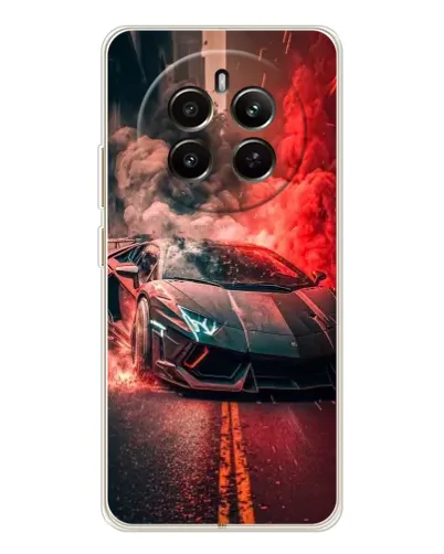 Чохол для Realme 12 з картинкою «Lamborghini червоний дим» Чохол для Realme 12 з картинкою «Lamborghini червоний дим»