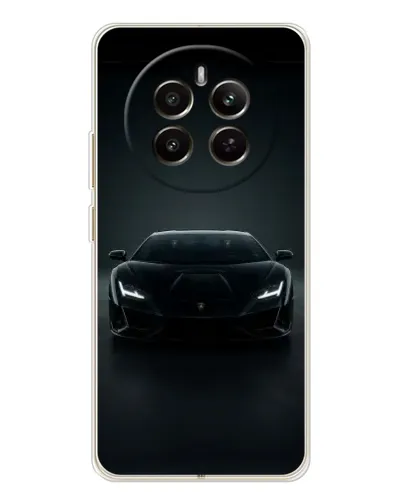 Чохол для Realme 12 з картинкою «Чорний Lamborghini Aventador» Чохол для Realme 12 з картинкою «Чорний Lamborghini Aventador»