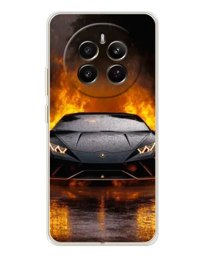 Чохол для Realme 12 з картинкою «Lamborghini у вогні» Чохол для Realme 12 з картинкою «Lamborghini у вогні»