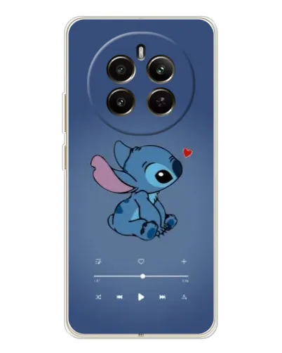 Чехол для Realme 12 с картинкой «Музыкальный Stitch»