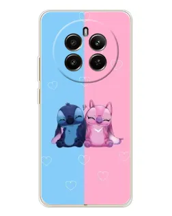 Чехол для Realme 12 с картинкой «Stitch и Angel Love» Чехол для Realme 12 с картинкой «Stitch и Angel Love»
