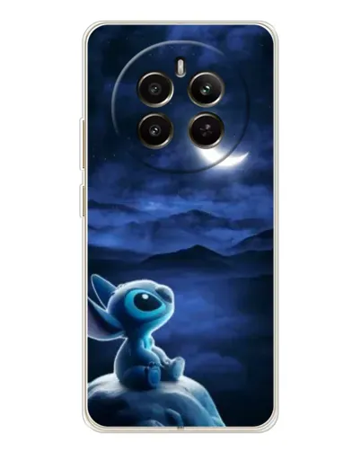 Чехол для Realme 12 с картинкой «Лунная ночь Стича»