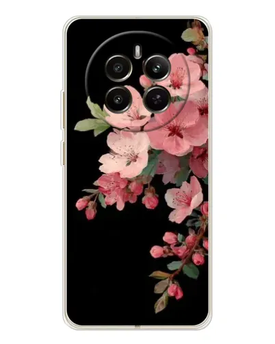 Чехол для Realme 12 с картинкой «Розовая ветка сакуры»