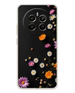 Чехол для Realme 12 с картинкой «Цветочная композиция»