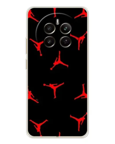 Чохол для Realme 13 4G з картинкою «Jordan Red Pattern» Чохол для Realme 13 4G з картинкою «Jordan Red Pattern»