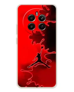 Чохол для Realme 13 4G з картинкою «Jordan Red Smoke»
