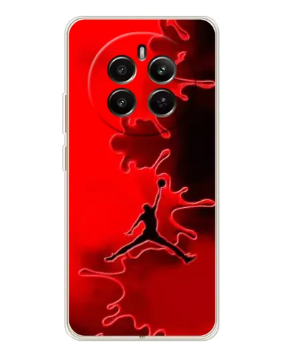 Чохол для Realme 13 4G з картинкою «Jordan Red Smoke» Чохол для Realme 13 4G з картинкою «Jordan Red Smoke»