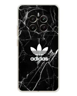 Чехол для Realme 13 4G с картинкой «Белый мрамор Adidas»