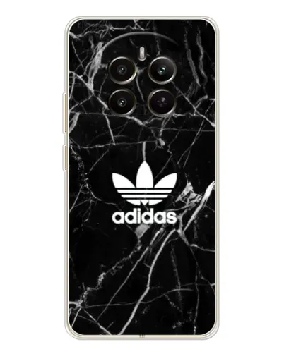 Чехол для Realme 13 4G с картинкой «Белый мрамор Adidas»