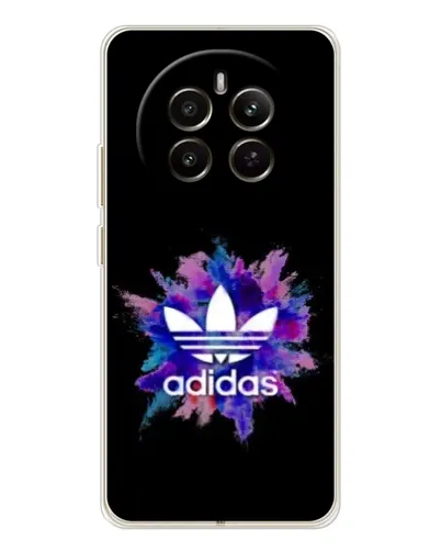 Чехол для Realme 13 4G с картинкой «Взрыв красок Adidas»