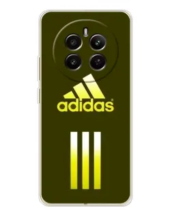 Чехол для Realme 13 4G с картинкой «Оливковый градиент Adidas»