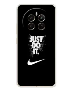Чехол для Realme 13 4G с картинкой «Текстовый принт Nike»