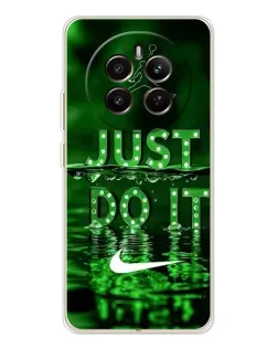 Чехол для Realme 13 4G с картинкой «Зеленый неоновый Nike»