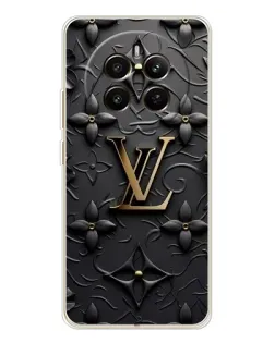 Чехол для Realme 13 4G с картинкой «Кожаная текстура LV»