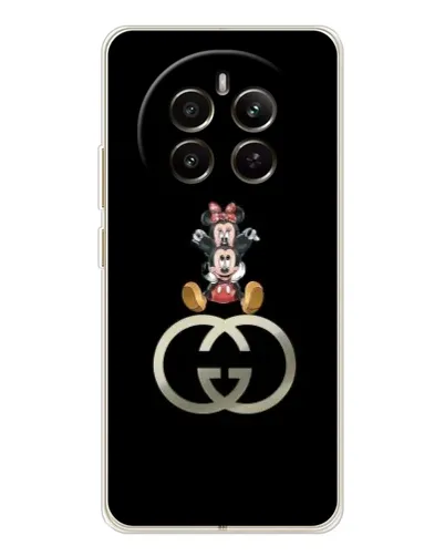 Чехол для Realme 13 4G с картинкой «Минни Маус на лого»