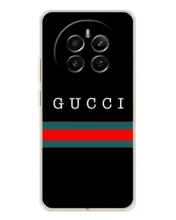 Чехол для Realme 13 4G с картинкой «Gucci — красный пояс»