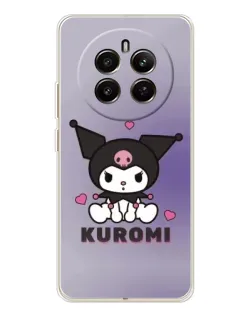 Чехол для Realme 13 4G с картинкой «Kuromi — фиолетовый арт»