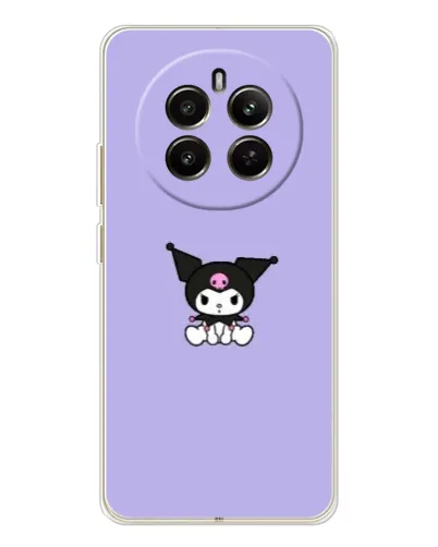 Чехол для Realme 13 4G с картинкой «Kuromi — фиолетовый минимализм»