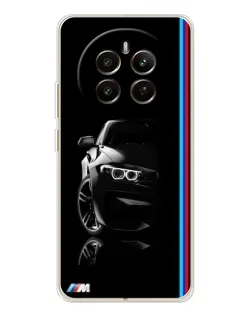Чохол для Realme 13 4G з картинкою «Силует BMW в темряві»