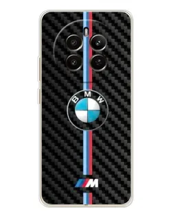 Чохол для Realme 13 4G з картинкою «Емблема BMW та карбон»