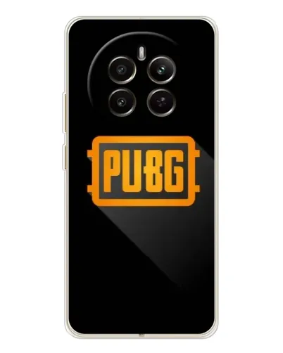 Чехол для Realme 13 4G с картинкой «PUBG — рамка лого»