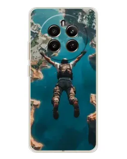 Чехол для Realme 13 4G с картинкой «PUBG — свободное падение»