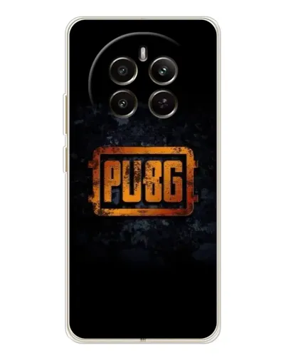 Чехол для Realme 13 4G с картинкой «PUBG — золотой логотип»