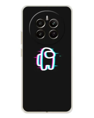 Чехол для Realme 13 4G с картинкой «Among Us неон» Чехол для Realme 13 4G с картинкой «Among Us неон»