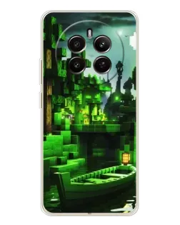 Чехол для Realme 13 4G с картинкой «Minecraft лесной пейзаж» Чехол для Realme 13 4G с картинкой «Minecraft лесной пейзаж»