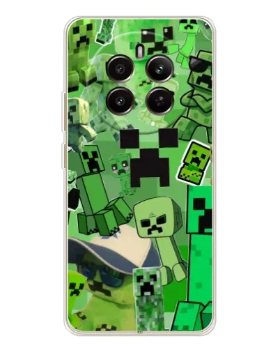 Чехол для Realme 13 4G с картинкой «Криперы Minecraft» Чехол для Realme 13 4G с картинкой «Криперы Minecraft»