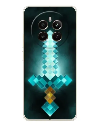 Чехол для Realme 13 4G с картинкой «Алмазный меч неон» Чехол для Realme 13 4G с картинкой «Алмазный меч неон»