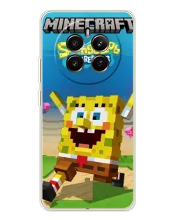 Чохол для Realme 13 4G з картинкою «Губка Боб Minecraft» Чохол для Realme 13 4G з картинкою «Губка Боб Minecraft»