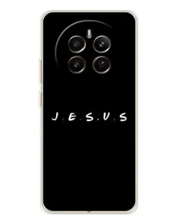 Чехол для Realme 13 4G с картинкой «Точки веры J.E.S.U.S.»