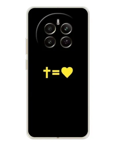 Чехол для Realme 13 4G с картинкой «Сердце и Крест» Чехол для Realme 13 4G с картинкой «Сердце и Крест»