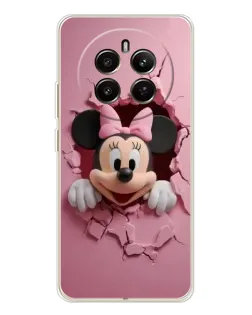 Чехол для Realme 13 4G с картинкой «Минни сквозь стену»