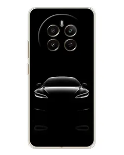 Чехол для Realme 13 4G с картинкой «Силуэт Tesla Night»