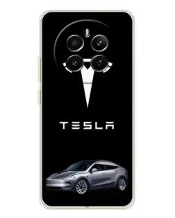 Чехол для Realme 13 4G с картинкой «Tesla Model Y»