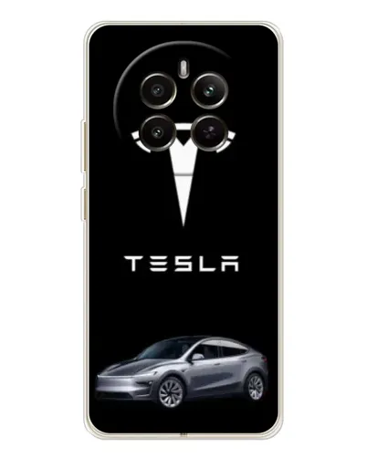 Чехол для Realme 13 4G с картинкой «Tesla Model Y» Чехол для Realme 13 4G с картинкой «Tesla Model Y»