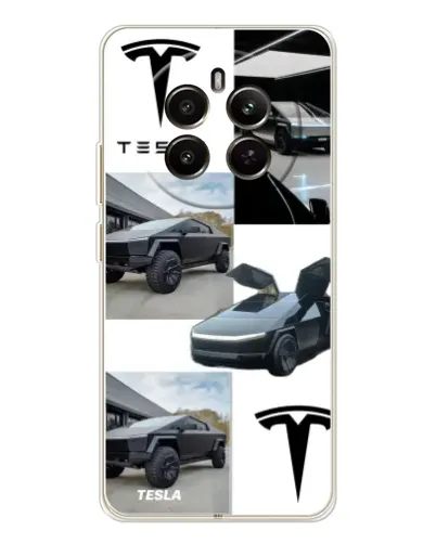 Чехол для Realme 13 4G с картинкой «Коллаж Cybertruck Tesla» Чехол для Realme 13 4G с картинкой «Коллаж Cybertruck Tesla»