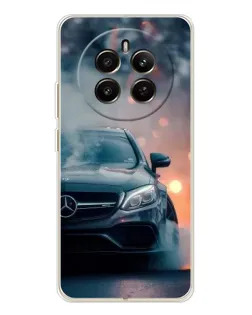 Чохол для Realme 13 4G з картинкою «Mercedes — нічне місто»