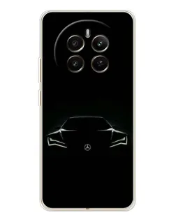 Чохол для Realme 13 4G з картинкою «Mercedes — силует авто»