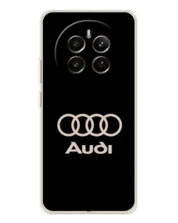 Чохол для Realme 13 4G з картинкою «Audi — золотий логотип»