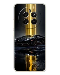 Чехол для Realme 13 4G с картинкой «Ночной Lamborghini драйв»