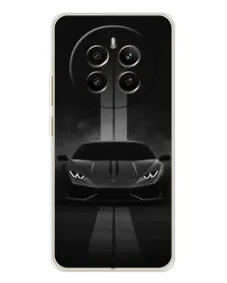 Чехол для Realme 13 4G с картинкой «Lamborghini симметрия дорог»