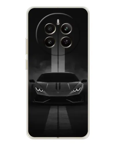 Чехол для Realme 13 4G с картинкой «Lamborghini симметрия дорог»