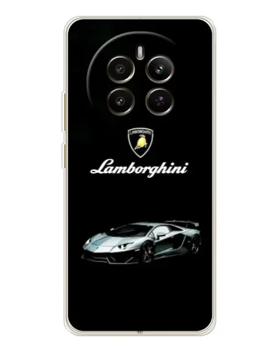 Чехол для Realme 13 4G с картинкой «Логотип Lamborghini классика»